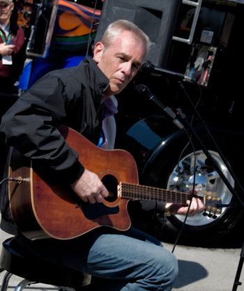 Terry Wooley perfroming at the Mid-America Truck Show Louisville, KY.
