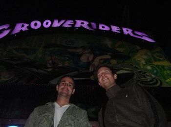 Blank & Jones Outside Grooveriders Record Shop L.A.
