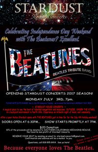 MICHAEL BRADLEY & THE BEATUNES OPEN STARDUST CONCERTS 2017