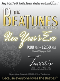 NEW YEAR'S EVE with THE BEATUNES and Michael Bradley!!!