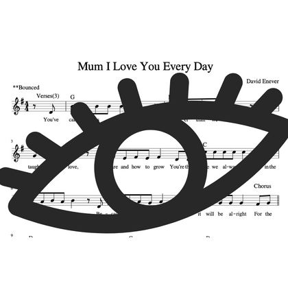 Mum, I Love You Everyday Sheet Music (2 pages)