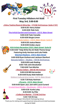 First Tuesady Hillsboro Art Walk