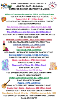 Hillsboro First Tuesday Art Walk