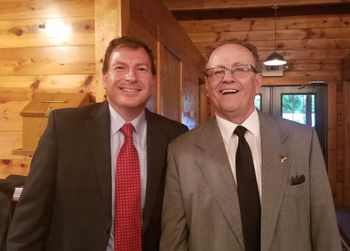 Dennis with son, Pastor Troy Jolly

