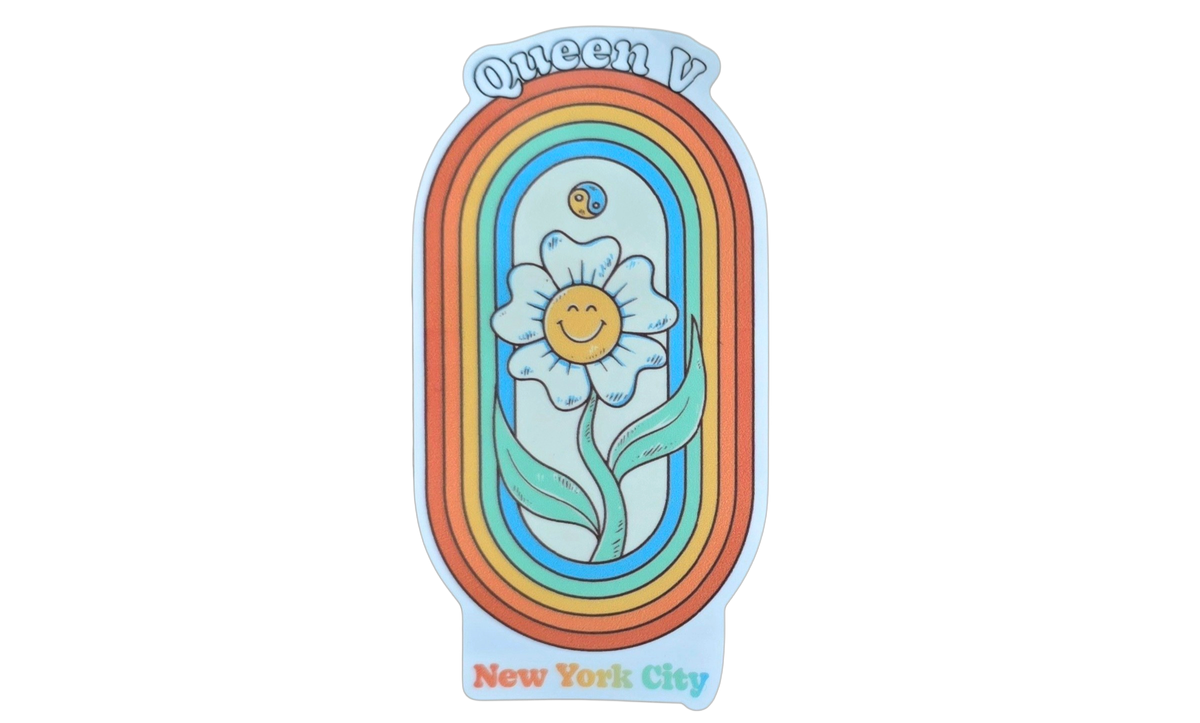 Daisy Rainbow Sticker