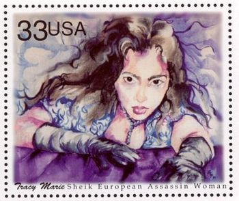 "Sheik European Assassin Woman" was Tracy Marie's first release in September of 2000.
