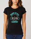Raised On 90's Country Ladies Tee - Turquoise Logo