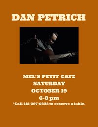 Dan Petrich at Mel's Petit Cafe