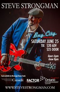 Steve Strongman Band  with special Guest Jesse O'Brien