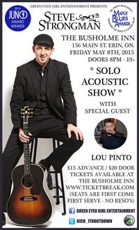 Steve Strongman Solo Acoustic w Special Guest Lou Pinto 