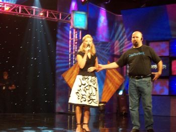 pre-taping Sound Check
