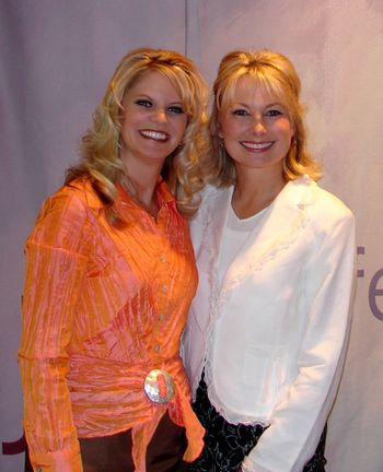 Cathy with the unmistakable Janet Paschal
