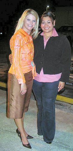 Cathy with her beautiful friend Ivy...a remarkable gift of encouragement!
