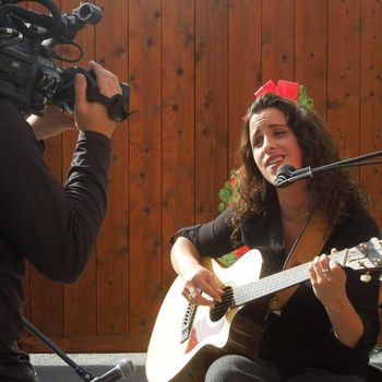 Singing for the news December 2012
