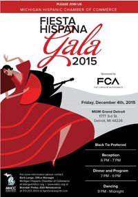 2015 Gala for the Michigan Hispanic Chamber of Commerce