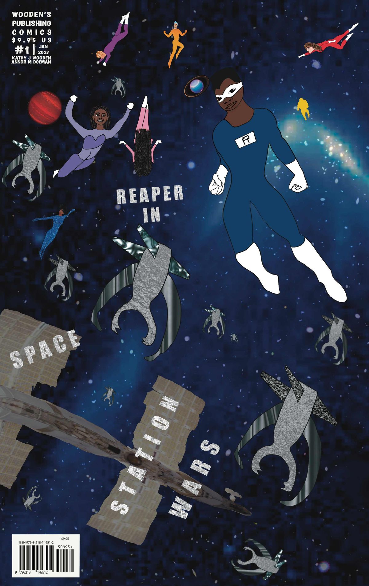 Reaper In Space Station Wars 1st Edition LIMITED Edition - by Kathy Wooden $35 (FREE Shipping!)