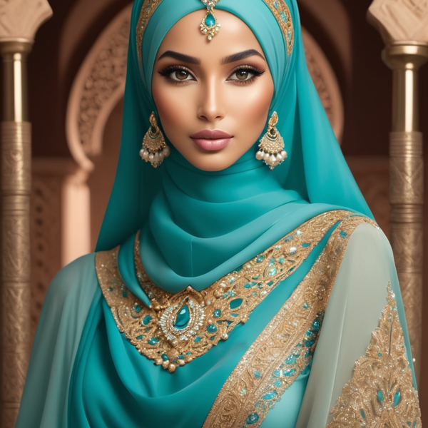 Teal and Light Blue _ AnnorStock