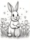 Easter Coloring Book! 10 Pages + 1 Bonus! - Royalty -Free _ Commercial Use with Re-sellers rights!