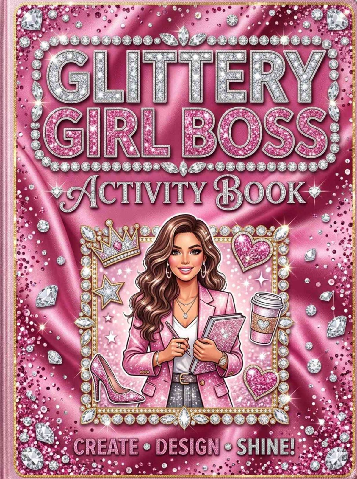 Glittery Girl Boss Activity Book!