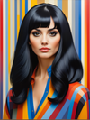 Lady in colorful shirt 2 _ AnnorStock