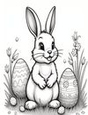 Easter Coloring Book! 10 Pages + 1 Bonus! - Royalty -Free _ Commercial Use with Re-sellers rights!