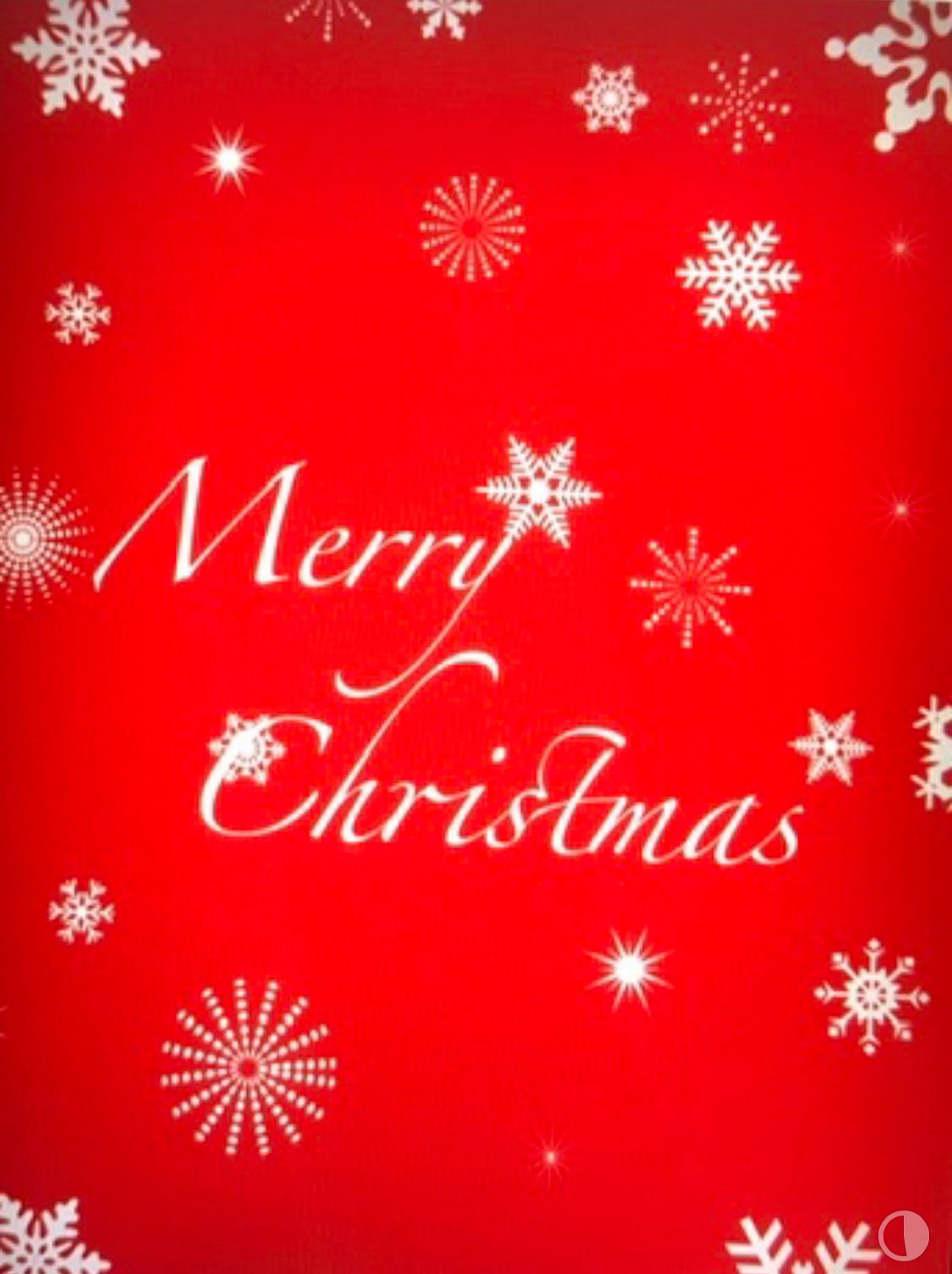 Merry Christmas E-Card (with Vignette)
