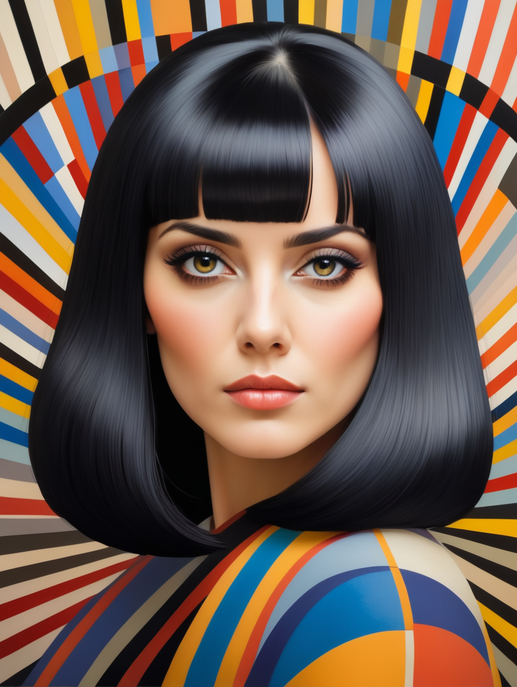 Colorful Lady Series - Annor Doemans Fine Art Gallery