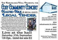 Legal Tender at Cosy Country Concert