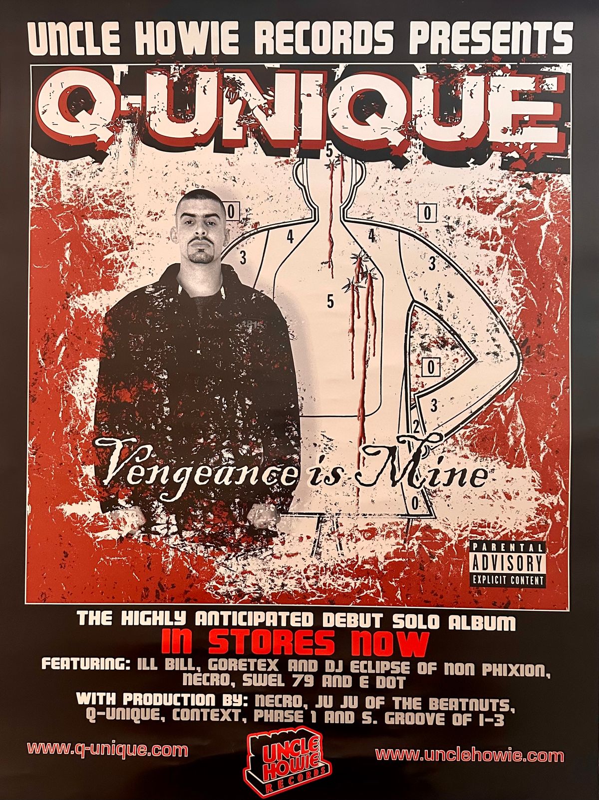 Vengeance Is Mine Poster (signed)