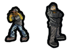 Q-Unique & DJ Rhettmatic Embroidered Patch Set