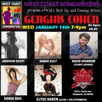West Coast Songwriter's Showcase - Hosting & Playing