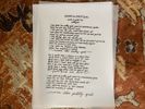 Handwritten Lyrics