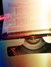 Typewritten Lyrics