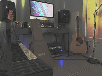 My humble home studio setup
