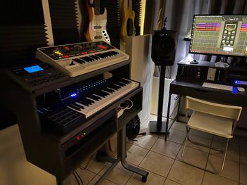 Custom built keyboard stand
