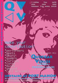 Event cancelled - Qu-he-hear Voices No 3