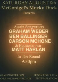 A Houston Saturday In The Round w/Ben Ballinger, Carson McHone, and Matt Harlan