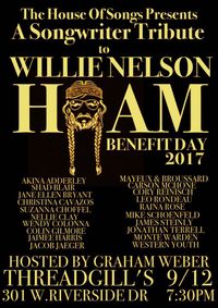 Graham Weber hosts A Songwriter Tribute to Willie Nelson (for HAAM DAY!)