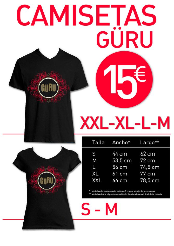 GÜRU T-SHIRTS 10 YEARS