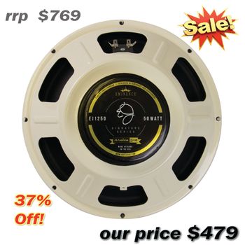 DISCONTINUED:  EJ-1250 (Eric Johnson Signature) - 12" 50w  Alnico
