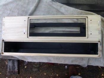 Darlington 45 head cabinet under construction - under view
