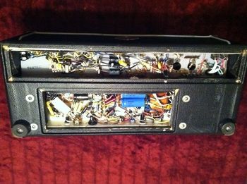 Darlington 45 Head - internal view. Note: wired point-to-point using tag strip construction.
