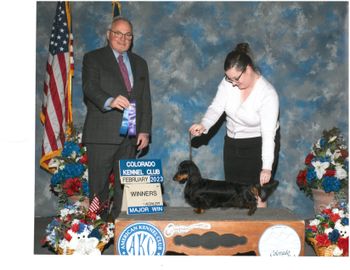 Higgins winning a major at the Denver show in Feb of 2023.
