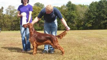 Devon (pink girl) the day she won a 3 point major. Jan 2015
