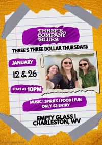 Three’s Three Dollar Thursdays