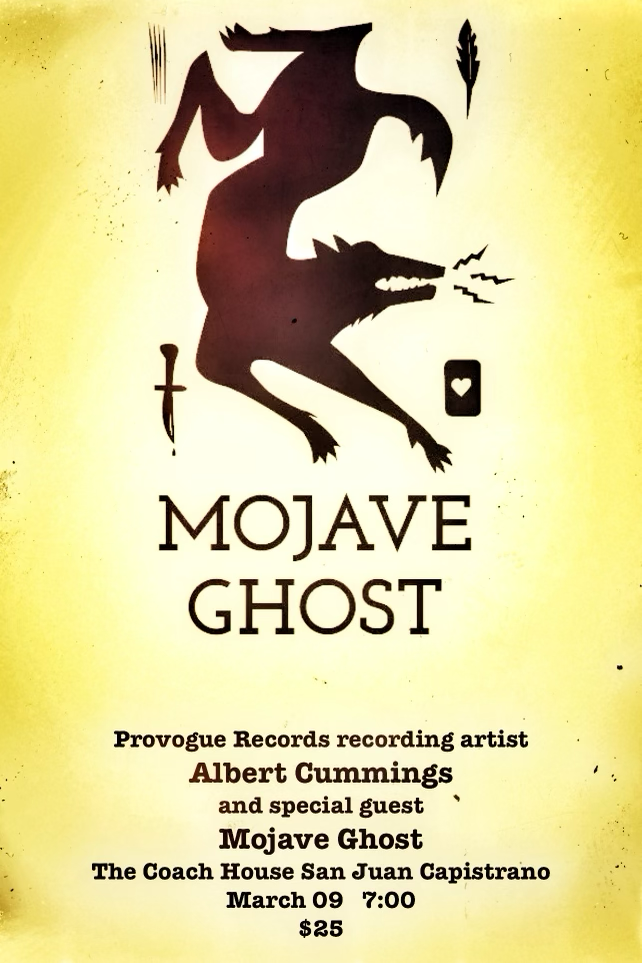 Ticket for Albert Cummings and Mojave Ghost at the Coach House 03-09-2023