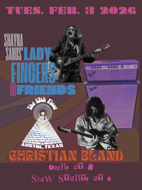 Shayna Sands' Ladyfingers and friends and Christian Bland