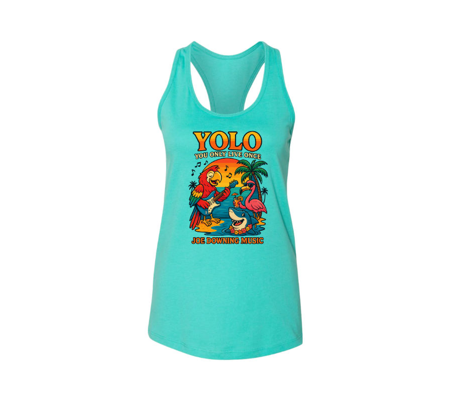 YOLO Teal Tank