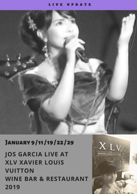 Jos Garcia Live at the XLV Xavier Louis Vuitton Wine Bar & Restaurant