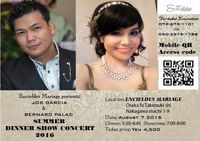 Jos Garcia & Bernard Palad "Summer Dinner show concert".